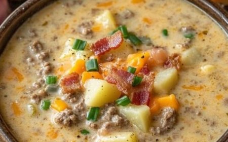 Hamburger Suppe mit 450 g Hackfleisch – Ein Geschmack, der auch am nächsten Tag noch überzeugt