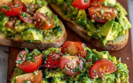 Ich konnte es täglich essen, Avocadobrot mit Tomaten