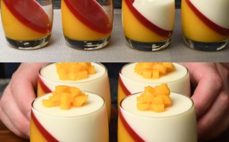 Mango Panna Cotta: Frisches und leichtes Dessert