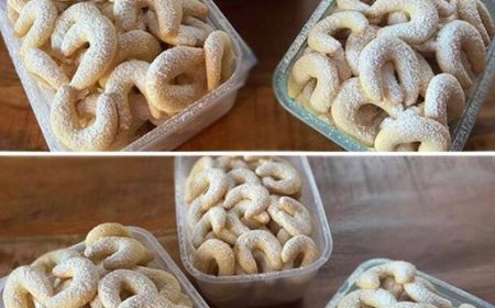 Vanillekipferl in 15 Minuten fertig