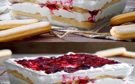 Weihnachtliches Schichtdessert