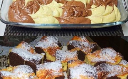 Tag und Nacht Kuchen in 10 Minuten im Ofen