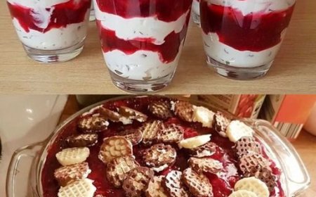 Weihnachts Schokokuss Dessert in 5 Minuten gezaubert