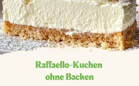 Raffaello Kuchen ohne Backen   Traumhaft cremig und einfach