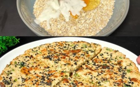 Gesunde Haferflocken Käse Pfannkuchen