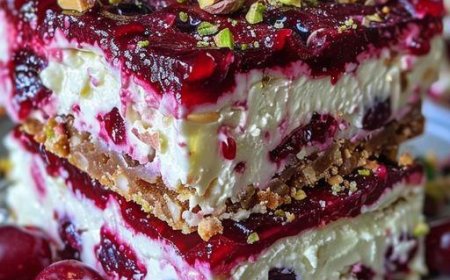 Superfruchtige Sauerkirsch Torte mit 250 g Sahne und Pistazien