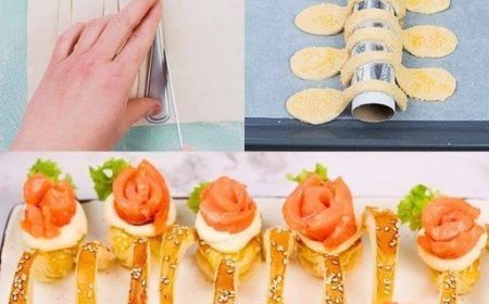 Blätterteiglöffel mit Käse und Lachs: Ihr Aperitif noch spezieller