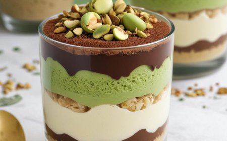 Dubai Schokoladen Tiramisu im Glas – Orientalischer Genuss