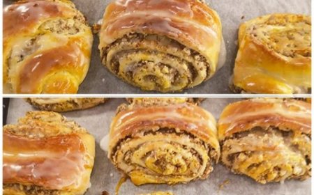 Lecker Nuss-Rollen, in nur 30 Minuten fertig