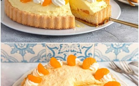 Schüttelkuchen mit Mandarine