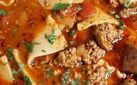 ein topf lasagna suppe