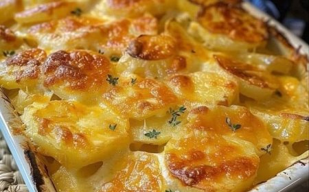 Rezept für cremigen Kartoffelgratin