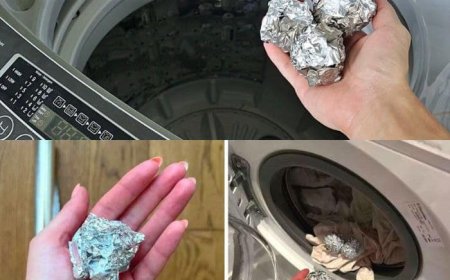 Alufolie in die Waschmaschine, weil jeder damit anfängt: Das Ergebnis ist phänomenal