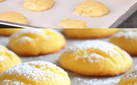 Zarte Zitronenplätzchen in nur 5 Minuten zubereitet