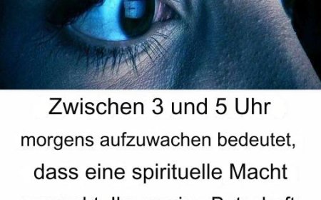 Zwischen 3 und 5 Uhr morgens aufzuwachen bedeutet, dass eine spirituelle Macht versucht, Ihnen eine Botschaft zu überbringen