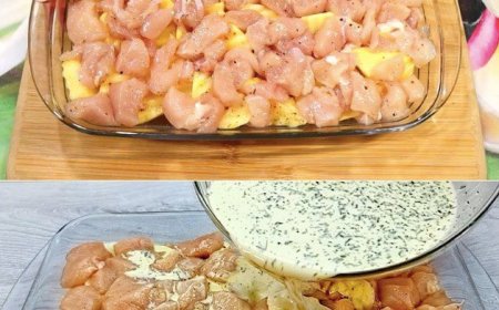 Hähnchen Kartoffel Gratin, Schmeckt einfach Gigantisch