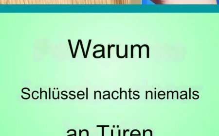 Vergessen Sie nachts nie wieder die Schlüssel in Ihrem Türschloss