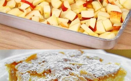 Supersaftiger Apfelkuchen, im Handumdrehen gebacken