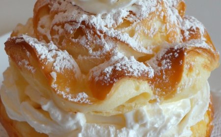 Windbeutel aus Brandteig mit Sahne