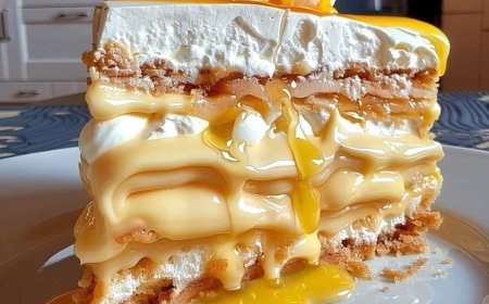 ZITRONEN BAISER KUCHEN