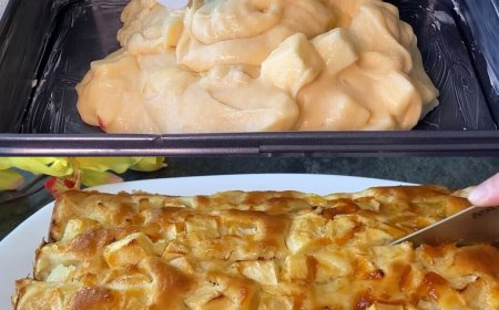 Leckerer Apfelkuchen in 10 Minuten, zergeht auf der Zunge!