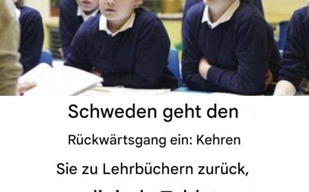 Zurück zu Schulbüchern als Ersatz für digitale Tablets