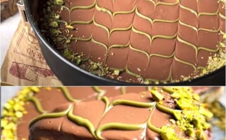 Dubai Käsekuchen mit 100 g Pistazien, schmeckt jedem!