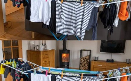 Dank des Geheimnisses dieser Großmutter trocknet die Wäsche im Winter in Rekordzeit