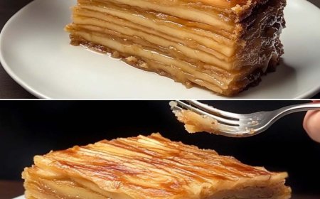 Apfelschichtkuchen ohne Mehl: Ein revolutionäres glutenfreies Dessert