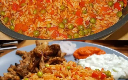 Sie brauchen nur 30 Minuten, Djuvec Reis wie im Restaurant