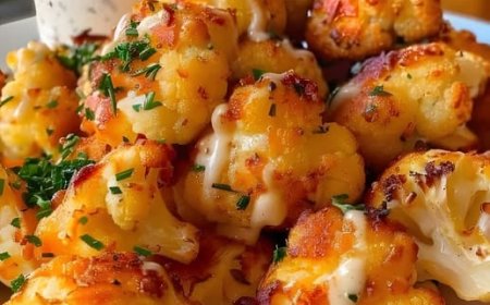 Backofen Blumenkohl mit Kase ich nehme 1/2 Tasse Reibekäse