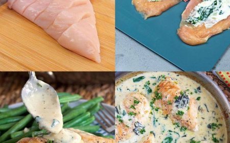 Wie man Rahmhähnchen macht. Lecker