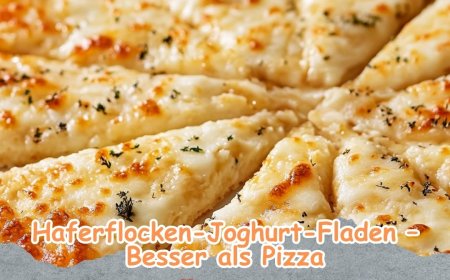 Haferflocken Joghurt Fladen   Besser als Pizza