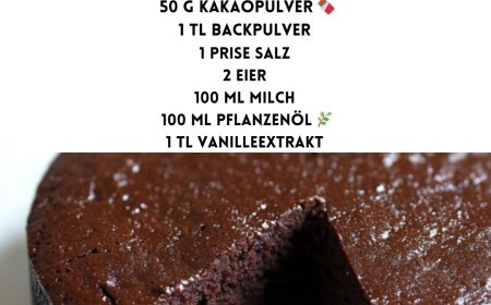 Blitzschneller Schokokuchen in 2 Minuten