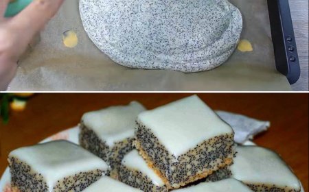 Wooow, Suchtgefahr pur! Quark-Mohn-Kuchen - in nur 5 Minuten im Ofen und himmlisch lecker