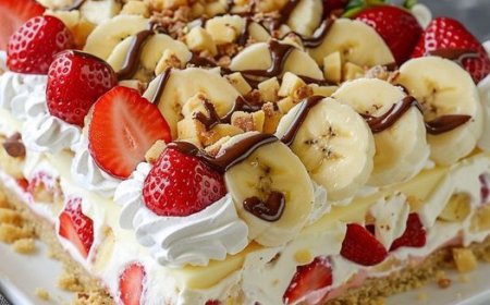Achtung, süchtig machend! Bananensplit-Torte zum Verlieben (ohne Backofen)