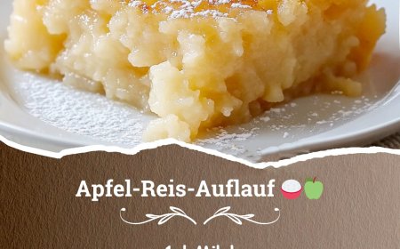 Sooo lecker glaubt mir, Apfel-Reis-Auflauf von dem man nicht genug haben kann!