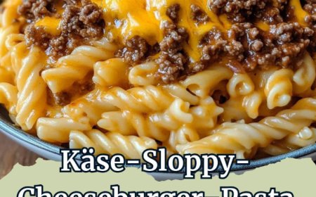 Käse Sloppy Cheeseburger Pasta