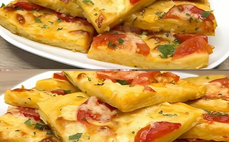 Schnelles Kartoffelessen! Besser als Pizza! Reiben Sie einfach 3 Kartoffeln! Einfach und günstig