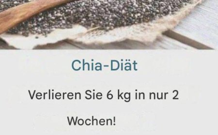 Die Chia-Diät, mit der Sie in nur 2 Wochen 6 kg abnehmen