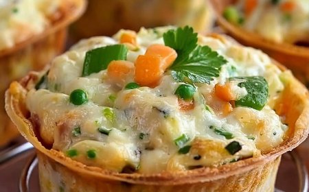Mini Chicken Pot Pie Muffins