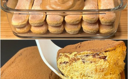 Wir kombinieren Kekse und Kaffee und erhalten ein richtiges Dessert. In 5 Minuten ohne den Ofen einzuschalten