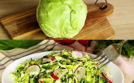 Knackiger Vitaminsalat, der beim Bauchfettabbau hilft