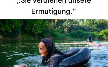 Mit 80 Jahren schwimmen sie 3 km bis zum Tafelwasser,  sie verdienen unsere Ermutigung