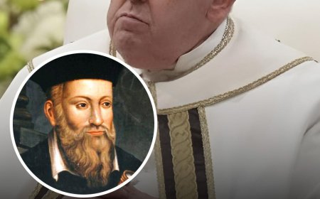"Nach dem Ableben von Papst Franziskus ist Nostradamus’ erschreckende Prophezeiung erneut ins Rampenlicht gerückt