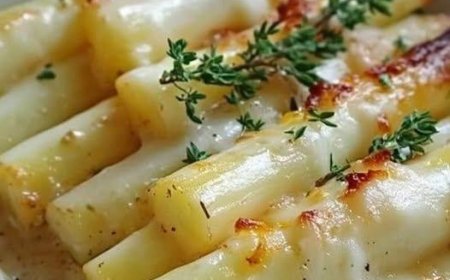 Schmeckt immer und in wenigen minuten fertig, Spargel aus dem Ofen