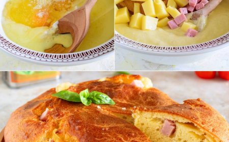 Herzhafter 7 Gläser-Kuchen: das einfache und leckere rustikale Rezept