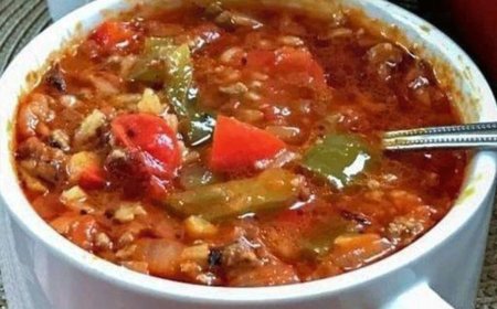 Gefüllte Paprika Suppe