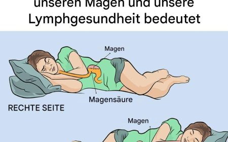 Das Schlafen auf der linken Seite wirkt sich positiv auf Gehirn, Magen und Lymphsystem aus