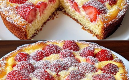 Italienische Erdbeertorte